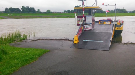 Hoogwater op de IJssel