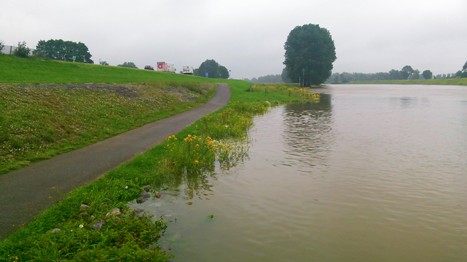 Hoogwater op de IJssel