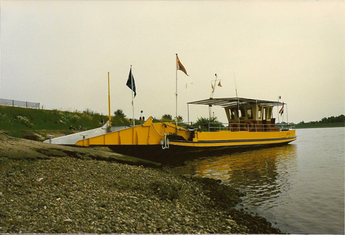 Het veer WUTA in 1986